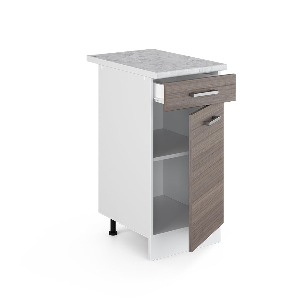 Vicco Mobiletto base per cucina Grigio 40 cm , PL Marmo