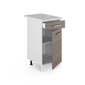 Vicco Mobiletto base per cucina Grigio 40 cm , PL Marmo