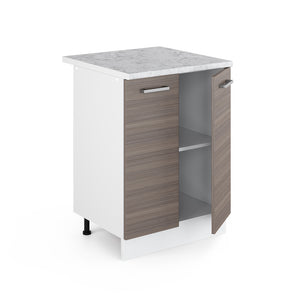 Vicco Mobiletto base cucina Grigio 60 cm , PL Marmo