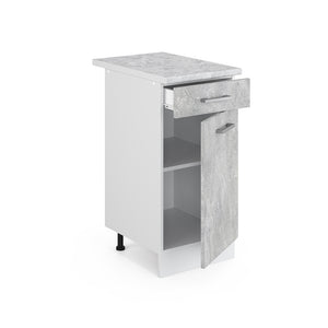 Vicco Mobiletto base per cucina Calcestruzzo 40 cm , PL Marmo