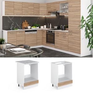 Vicco Mobile per forno da incasso Sonoma 60 cm , PL Marmo