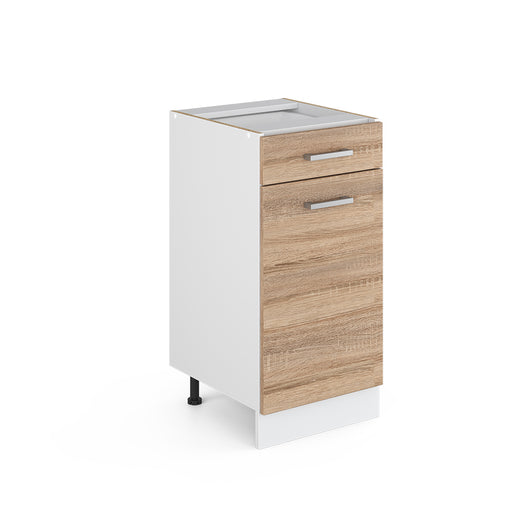 Vicco Mobiletto base per cucina Sonoma 40 cm senza piano di lavoro