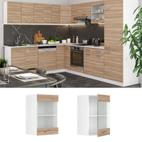 Vicco Mobile da cucina in vetro Sonoma 40 cm