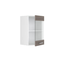 Vicco Pensile universale Grigio 40 cm con anta in vetro