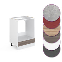 Vicco Mobile per forno da incasso Grigio 60 cm senza piano di lavoro