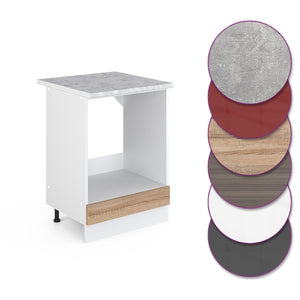 Vicco Mobile per forno da incasso Sonoma 60 cm , PL Marmo