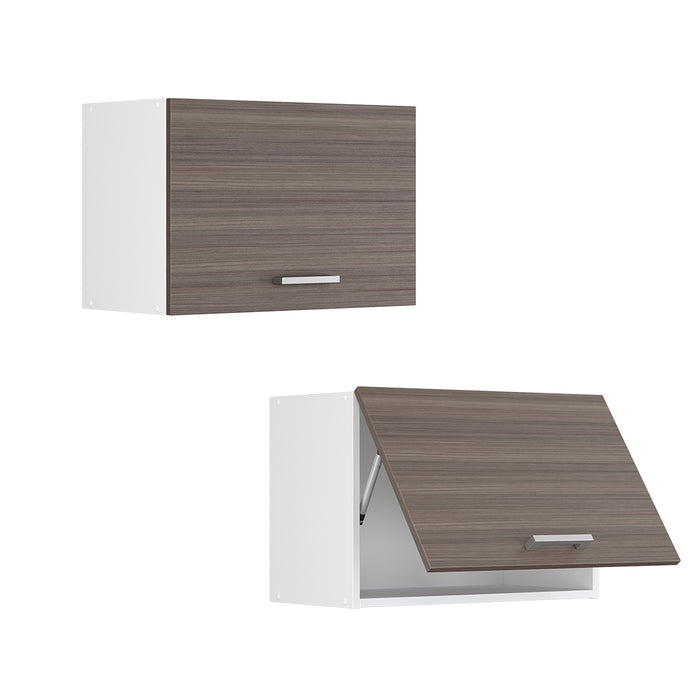 Vicco Pensile da cucina Grigio 60 cm Piatto