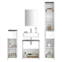 Vicco Set mobili bagno Bianco 4 parti