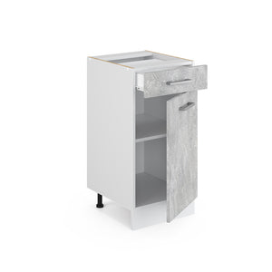 Vicco Mobiletto base per cucina Calcestruzzo 40 cm , PL Antracite