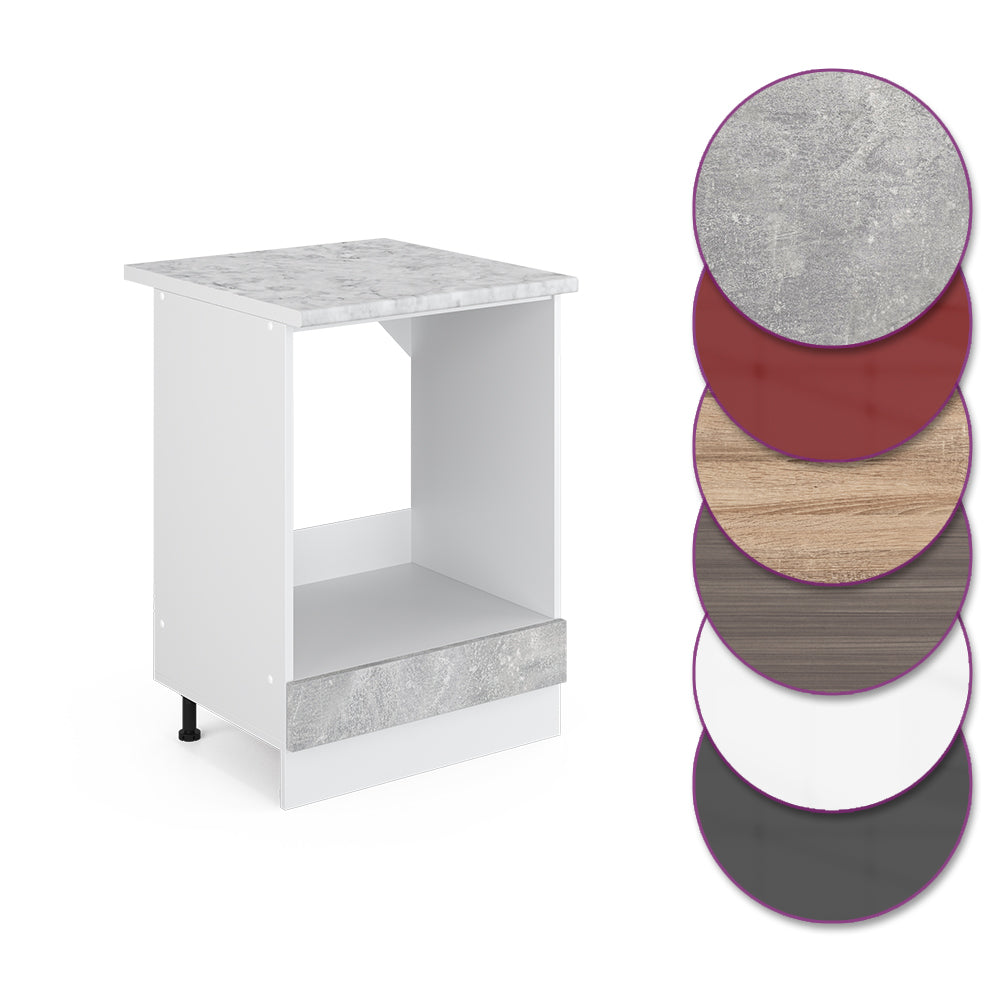 Vicco Mobile per forno da incasso Calcestruzzo 60 cm , PL Marmo