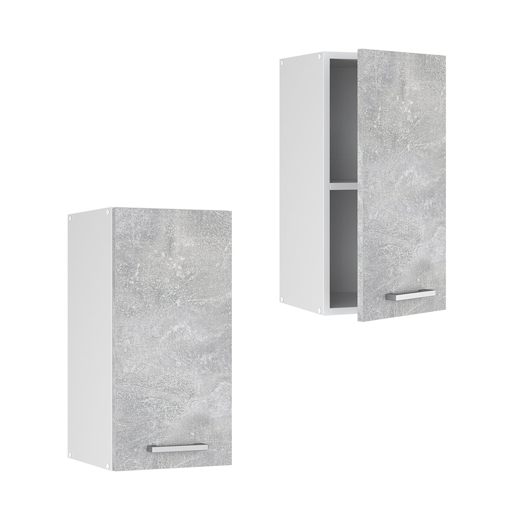 Vicco Pensile universale Calcestruzzo 40 cm con ripiani aperti