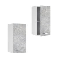 Vicco Pensile universale Calcestruzzo 40 cm con ripiani aperti