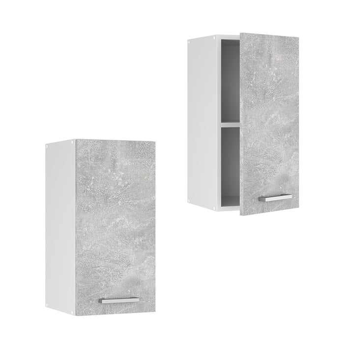 Vicco Pensile universale Calcestruzzo 40 cm con ripiani aperti