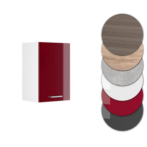 Vicco Pensile da cucina Rosso lucido 40 cm