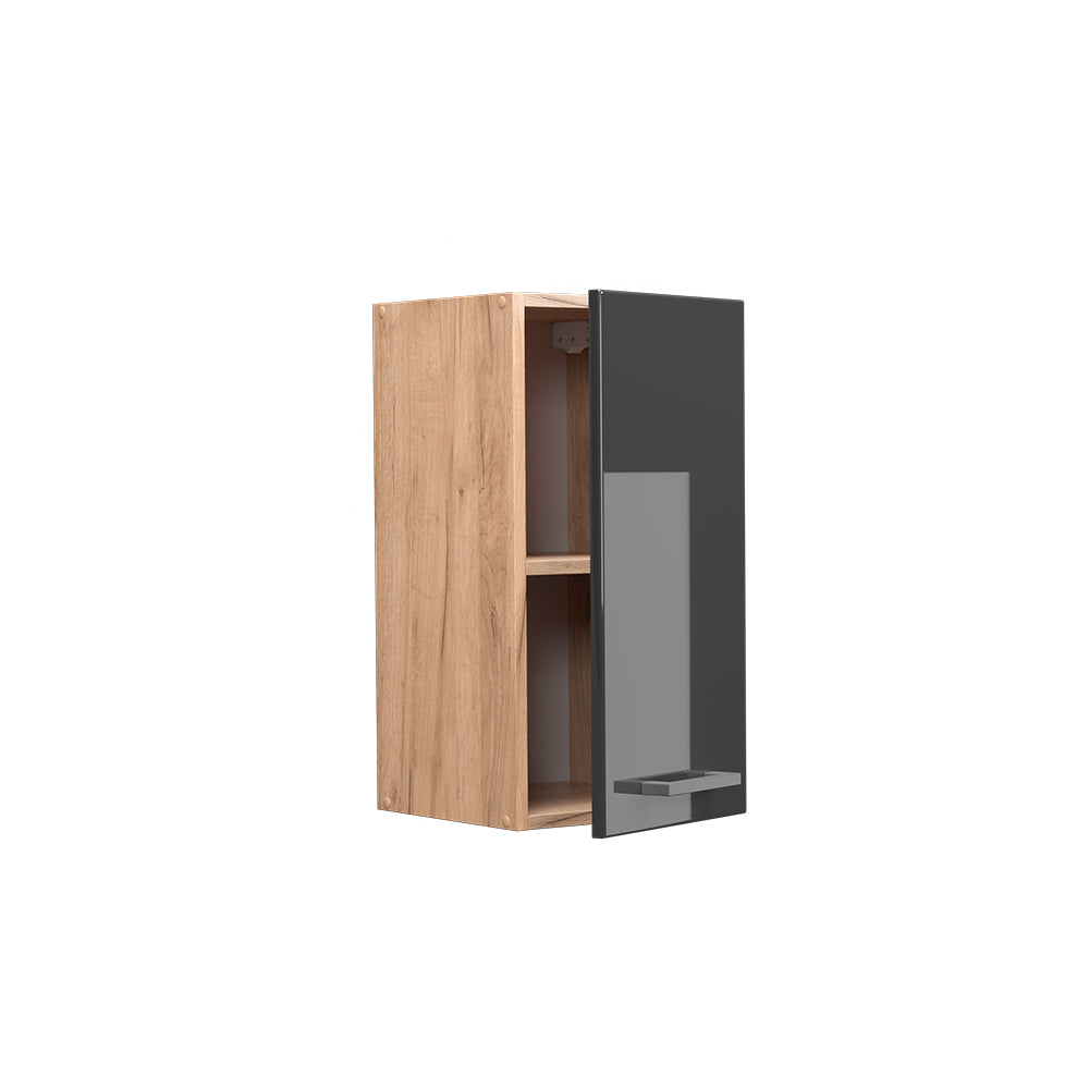 Vicco Pensile da cucina Antracite lucido 30 cm