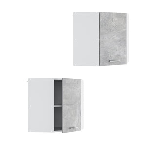 Vicco Pensile universale Calcestruzzo 57 cm Pensile ad angolo con anta