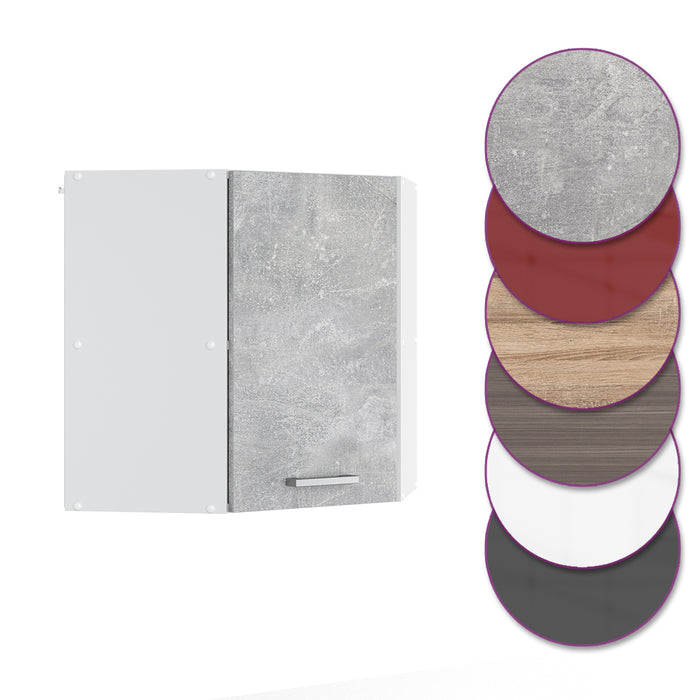 Vicco Mobile angolare da cucina Calcestruzzo 57 cm