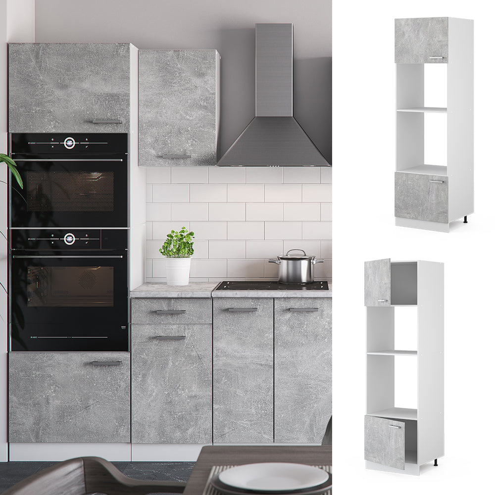 Vicco Set mobili bagno Calcestruzzo 60 cm