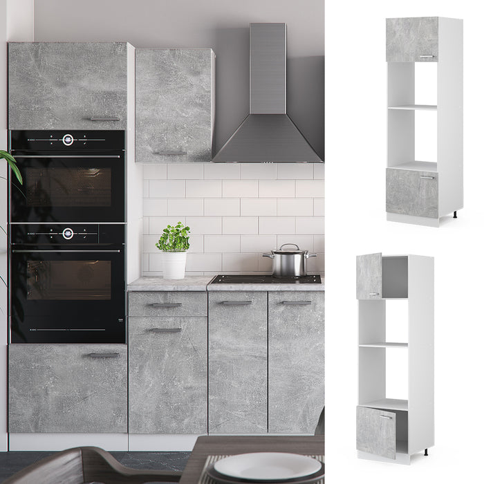 Vicco Set mobili bagno Calcestruzzo 60 cm