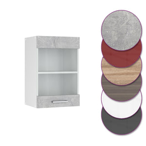 Vicco Mobile da cucina in vetro Calcestruzzo 40 cm