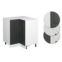 Vicco Mobile ad angolo cucina Antracite casa di campagna 75.6 cm senza piano di lavoro