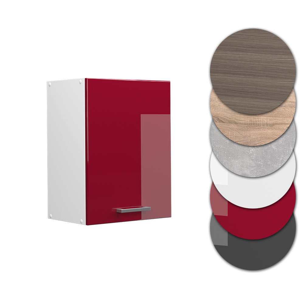 Vicco Pensile da cucina Rosso lucido 45 cm