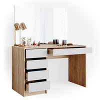 Vicco Tavolo da toeletta Bianco/Sonoma 55 cm