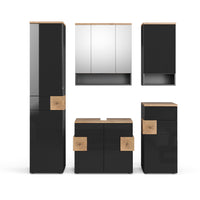 Vicco Set mobili bagno Antracite 5 parti