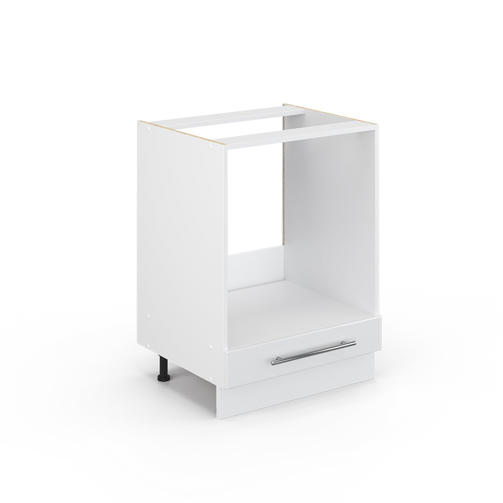 Vicco Mobile per forno da incasso Bianco lucido 60 cm senza piano di lavoro