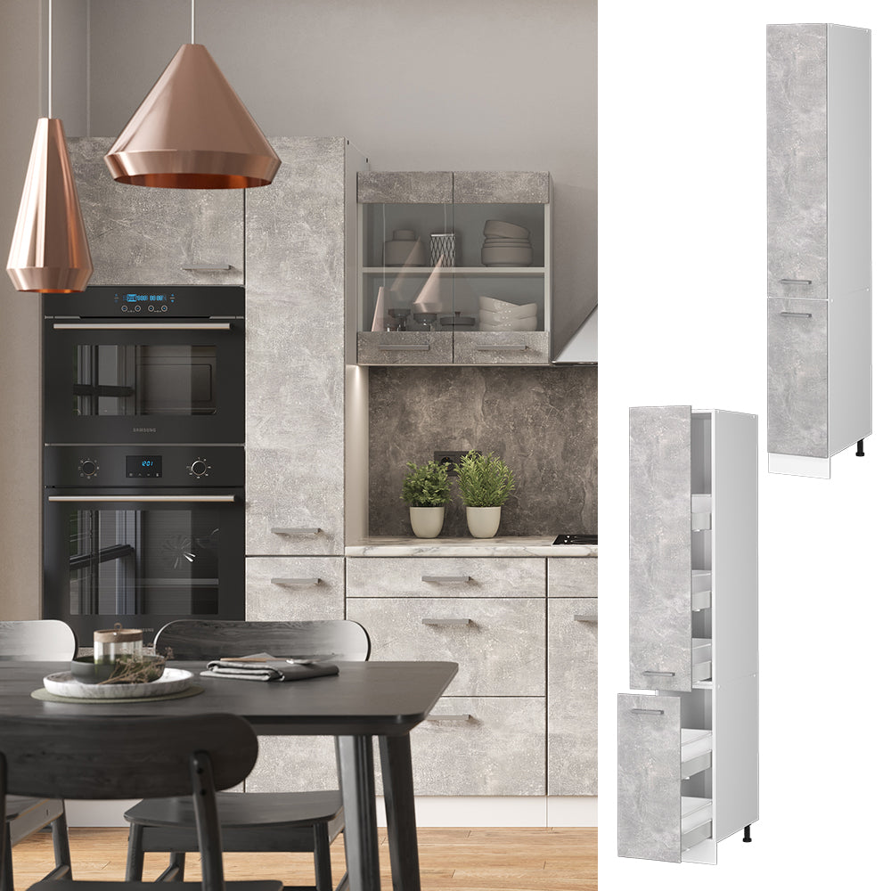 Vicco Armadio da farmacia Calcestruzzo 30 cm