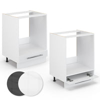 Vicco Mobile per forno da incasso Bianco lucido 60 cm , PL Marmo