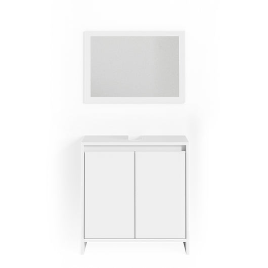 Vicco Set mobili bagno Bianco 2 parti