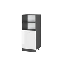 Vicco Mobile per forno da incasso Bianco lucido 60 cm