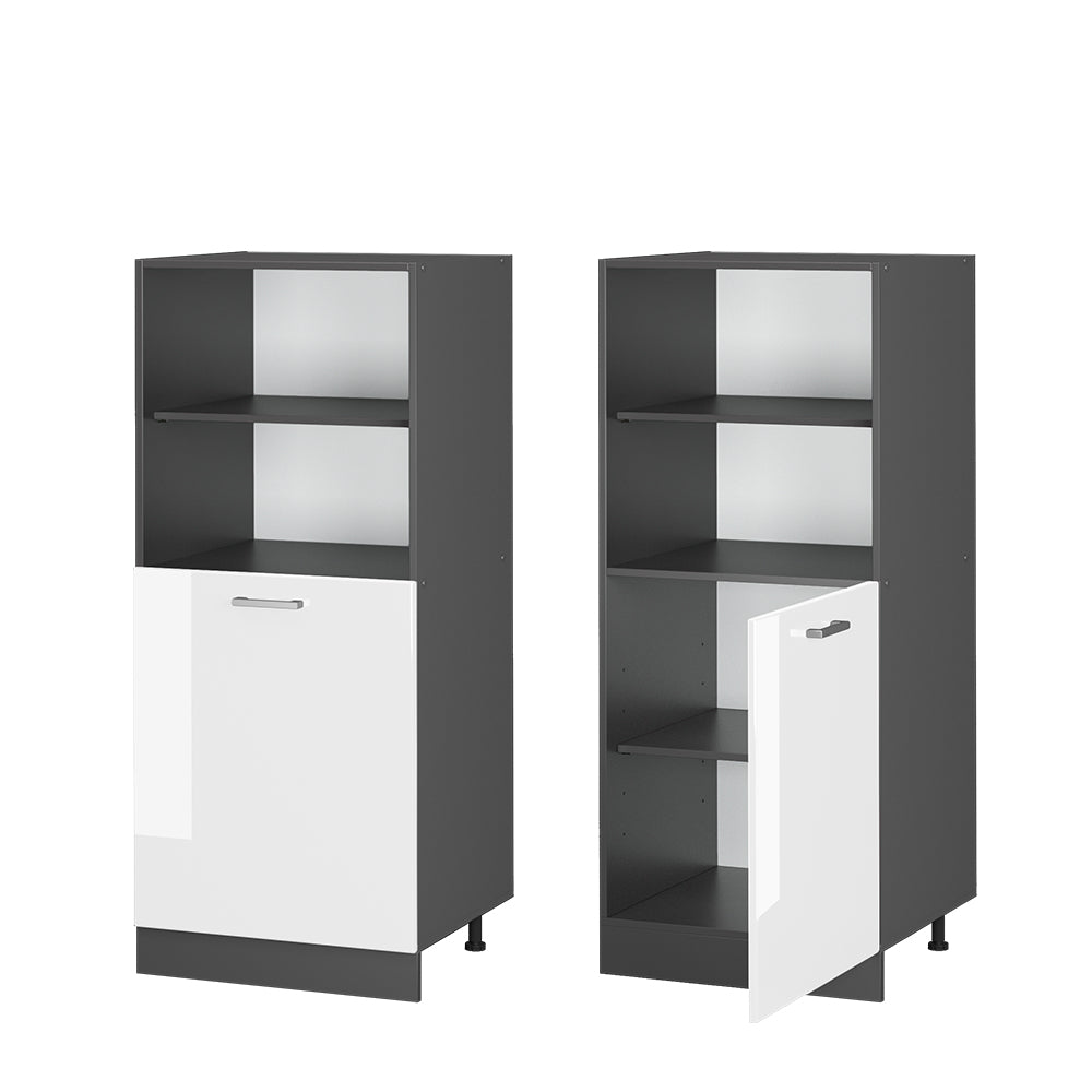 Vicco Mobile per forno da incasso Bianco lucido 60 cm