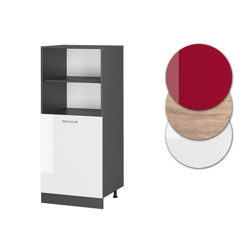 Vicco Mobile per forno da incasso Bianco lucido 60 cm