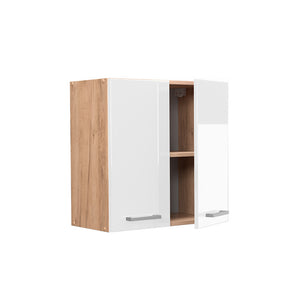 Vicco Pensile da cucina Bianco lucido 60 cm