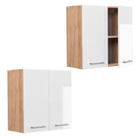 Vicco Pensile da cucina Bianco lucido 60 cm