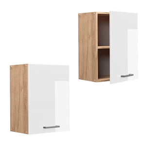 Vicco Pensile da cucina Bianco lucido 45 cm