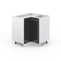 Vicco Mobile ad angolo cucina Antracite lucido 80.5 cm senza piano di lavoro