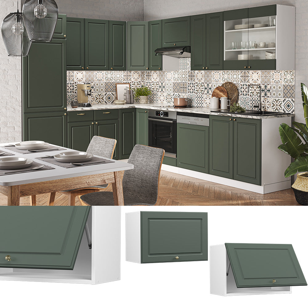 Vicco Pensile da cucina Verde-oro Country House 60 cm Piatto