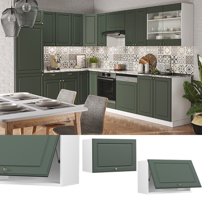 Vicco Pensile da cucina Verde-oro Country House 60 cm Piatto