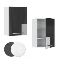 Vicco Pensile da cucina Antracite lucido 50 cm