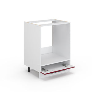 Vicco Mobile per forno da incasso Rosso bordeaux lucido 60 cm , PL Antracite