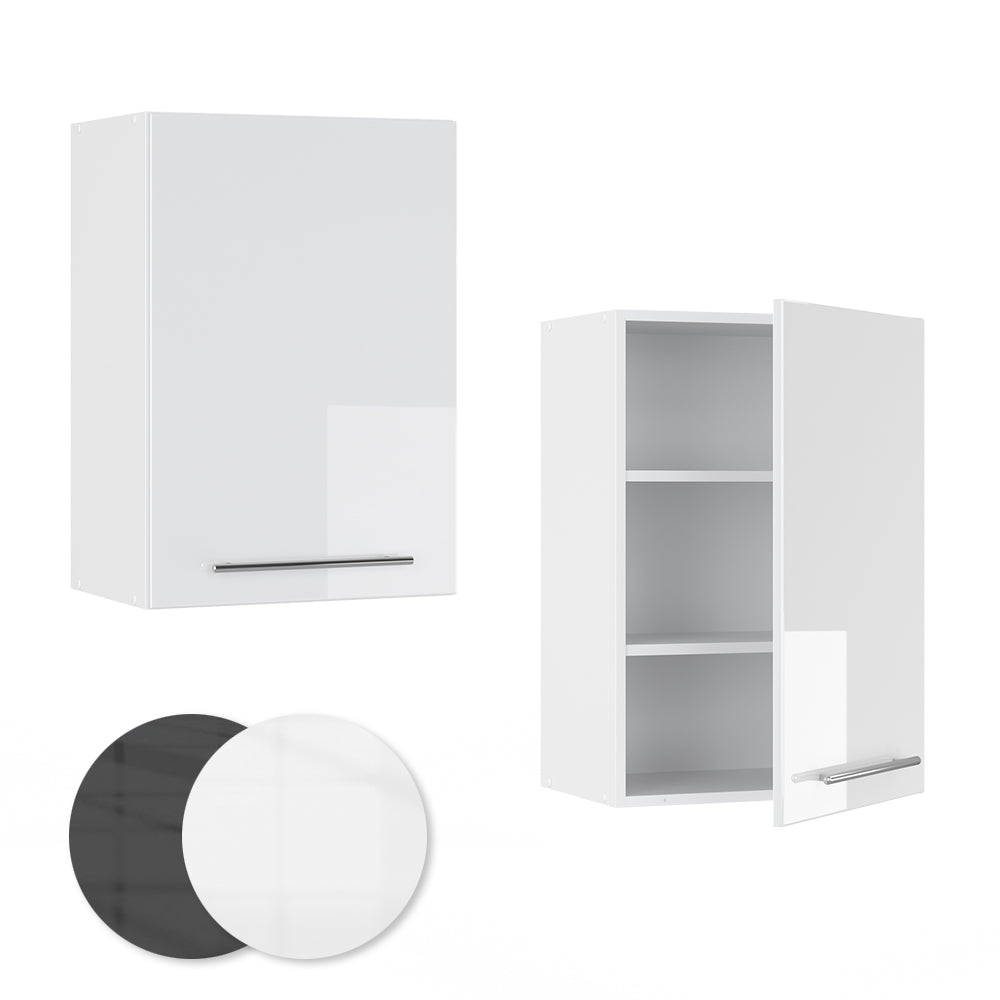 Vicco Pensile da cucina Bianco lucido 50 cm