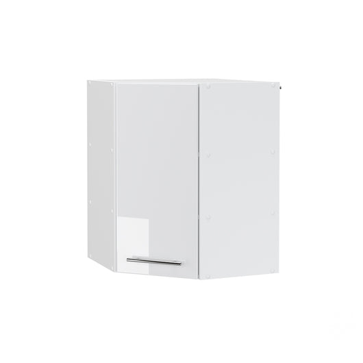 Vicco Mobile angolare da cucina Bianco lucido 57 cm