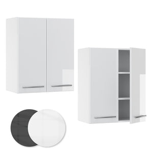 Vicco Pensile da cucina Bianco lucido 60 cm