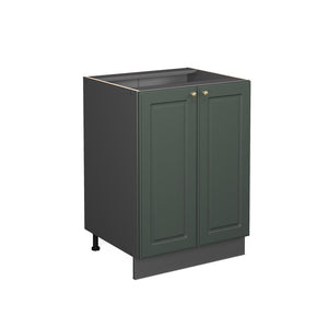 Vicco Mobiletto base cucina Verde-oro Country House 60 cm senza piano di lavoro