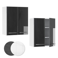 Vicco Pensile da cucina Antracite lucido 60 cm