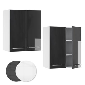 Vicco Pensile da cucina Antracite lucido 60 cm