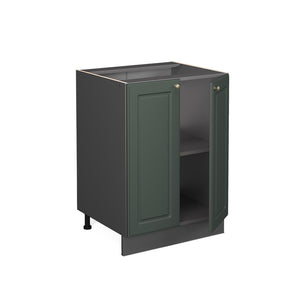 Vicco Mobiletto base cucina Verde-oro Country House 60 cm , PL Antracite